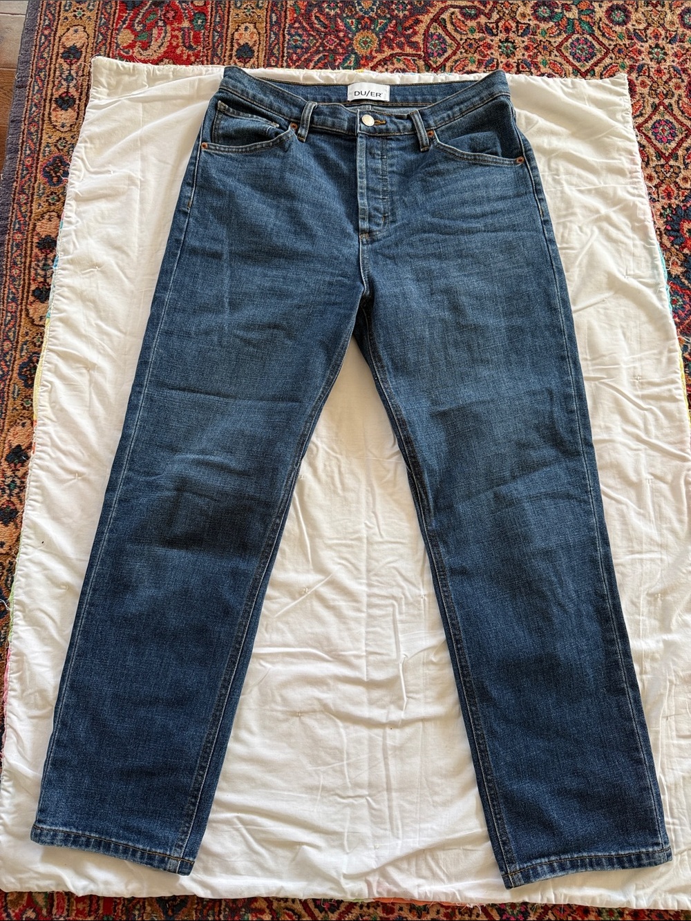 DU/ER Midweight Performance High Rise Straight jeans 29 - Picture 1 of 8